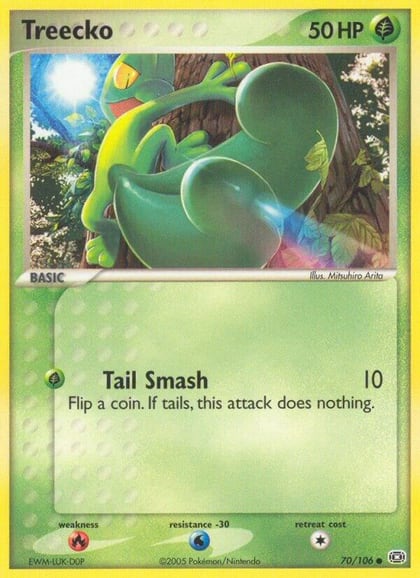 Treecko, Emerald 70/106