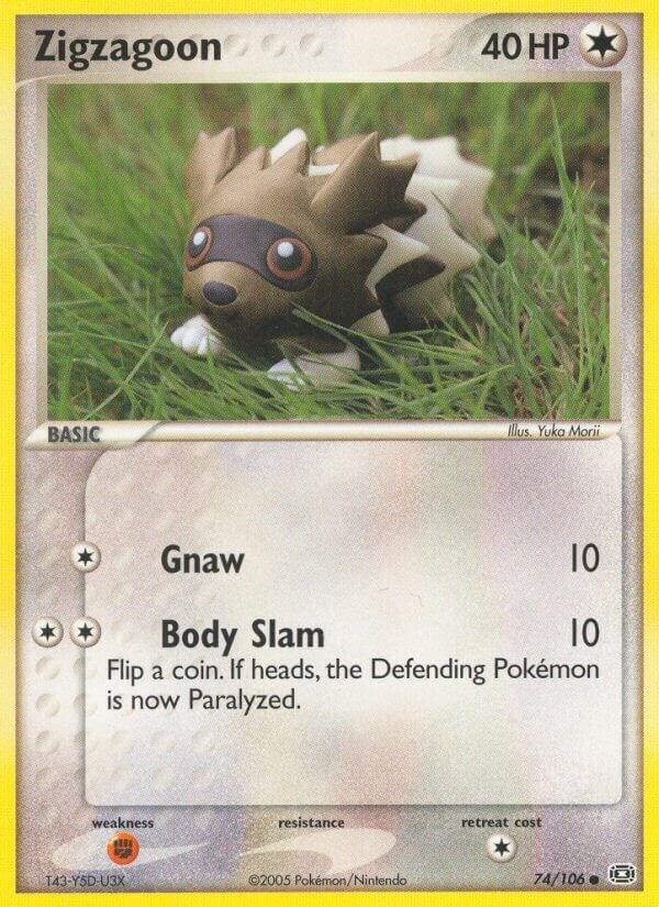 Zigzagoon, Emerald 74/106