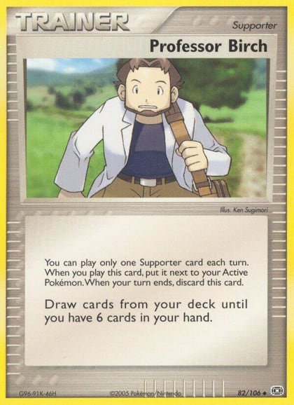 Professor Birch, Emerald 82/106