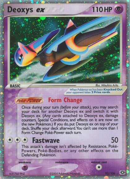 Deoxys ex (Speed Forme), Emerald 93/106