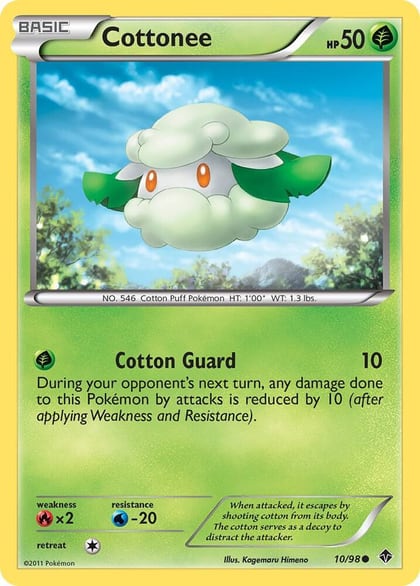 Cottonee (10), Emerging Powers 10/98