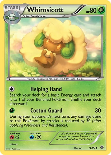 Whimsicott (11), Emerging Powers 11/98