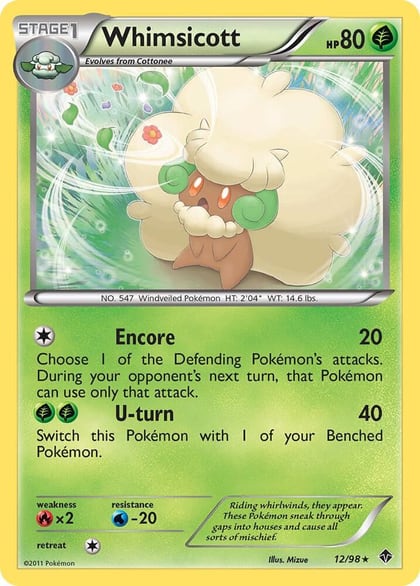 Whimsicott (12), Emerging Powers 12/98