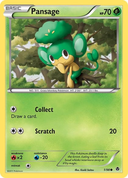 Pansage, Emerging Powers 1/98
