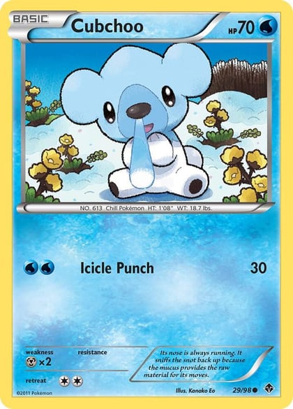 Cubchoo (29), Emerging Powers 29/98