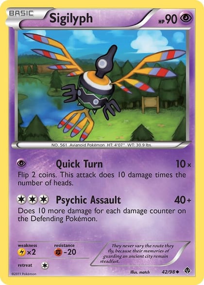 Sigilyph (42), Emerging Powers 42/98