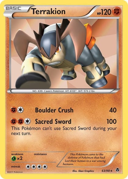 Terrakion, Emerging Powers 63/98