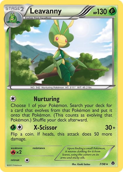 Leavanny (7), Emerging Powers 7/98