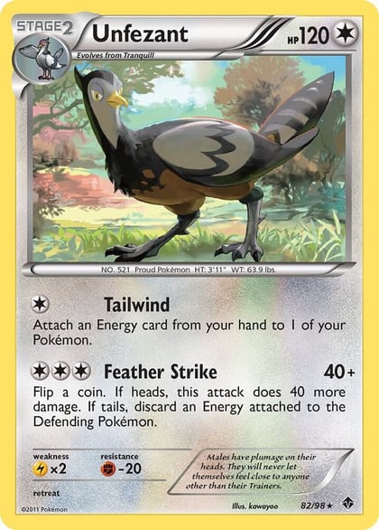 Unfezant, Emerging Powers 82/98