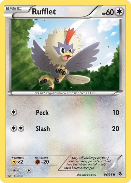 Rufflet (86), Emerging Powers 86/98