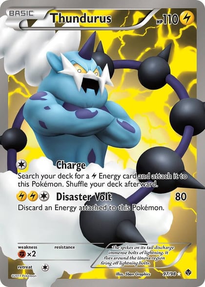 Thundurus (97 Full Art), Emerging Powers 97/98