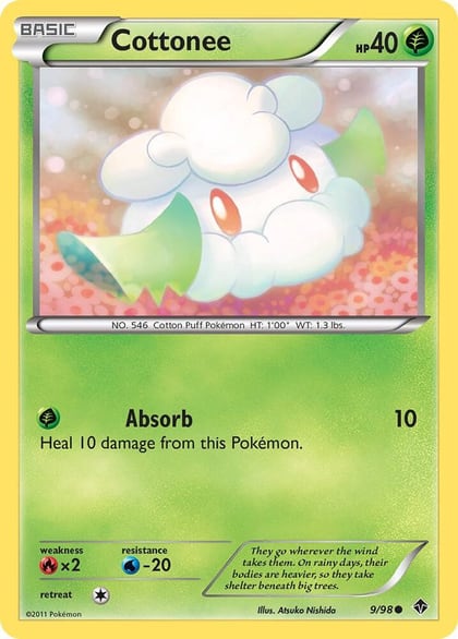 Cottonee (9), Emerging Powers 9/98