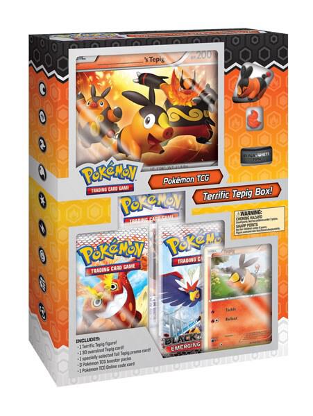 Starter Figure Boxes: Terrific Tepig Box, Emerging Powers P177531