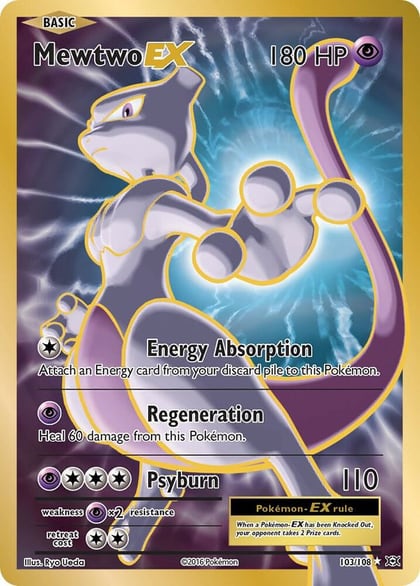 Mewtwo EX (Full Art), XY - Evolutions 103/108