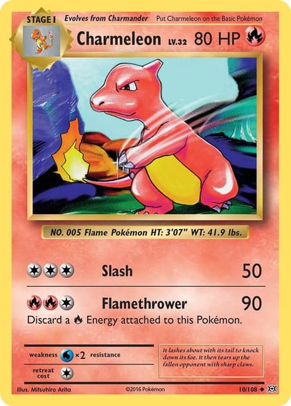 Charmeleon, XY - Evolutions 10/108