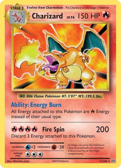 Charizard, XY - Evolutions 11/108