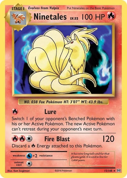 Ninetales, XY - Evolutions 15/108