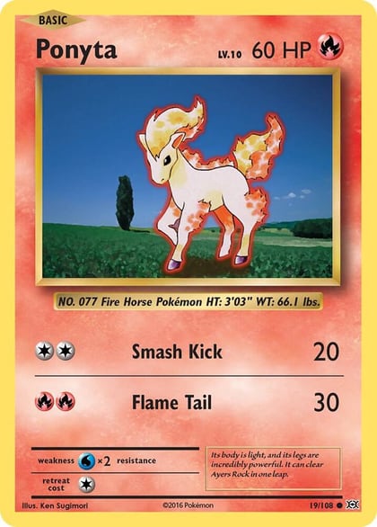 Ponyta, XY - Evolutions 19/108