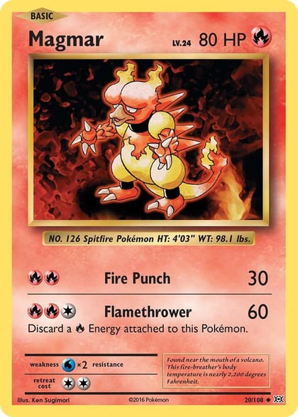 Magmar, XY - Evolutions 20/108