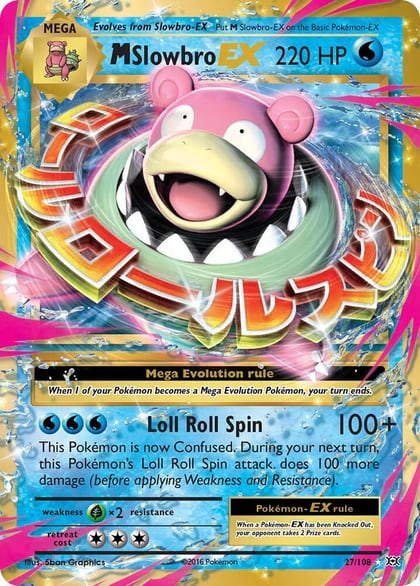 M Slowbro EX, XY - Evolutions 27/108