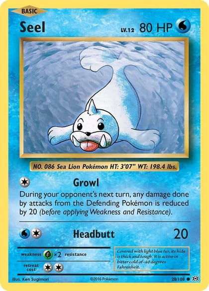 Seel, XY - Evolutions 28/108