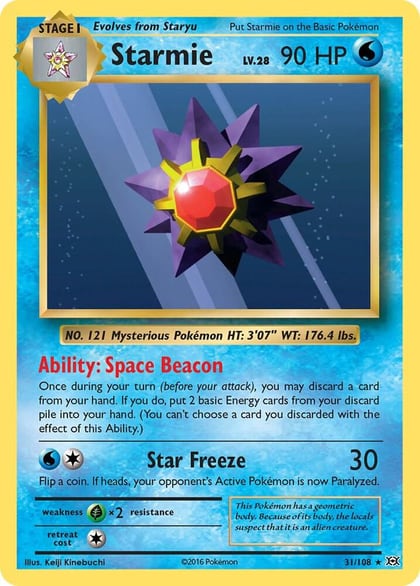 Starmie, XY - Evolutions 31/108