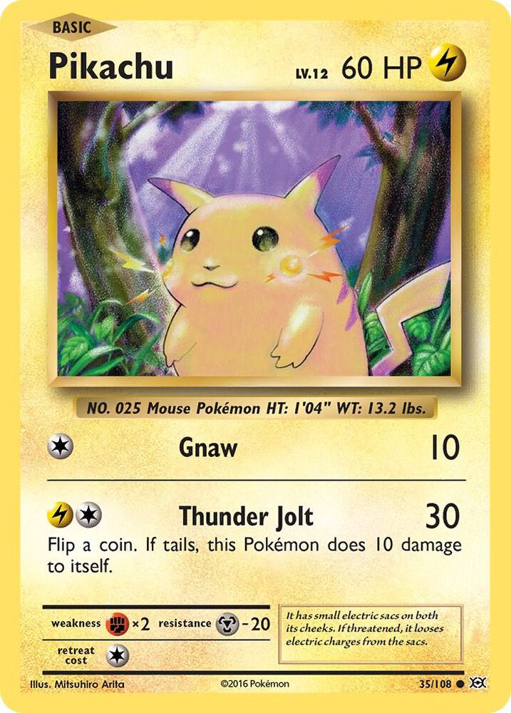 Pikachu, XY - Evolutions 35/108