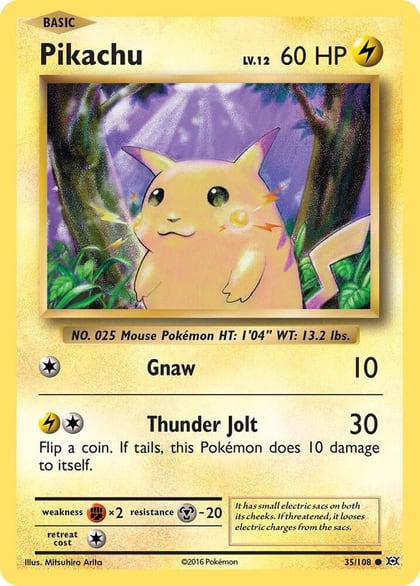 Pikachu, XY - Evolutions 35/108