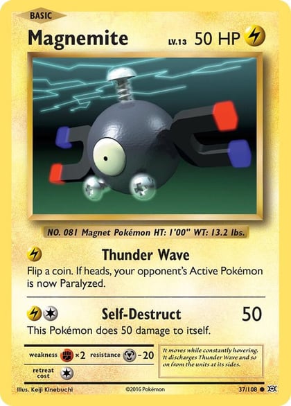 Magnemite, XY - Evolutions 37/108