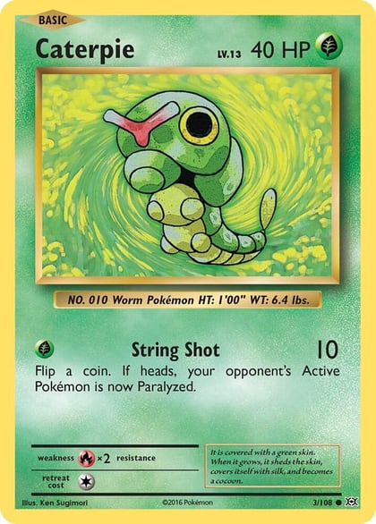 Caterpie, XY - Evolutions 3/108