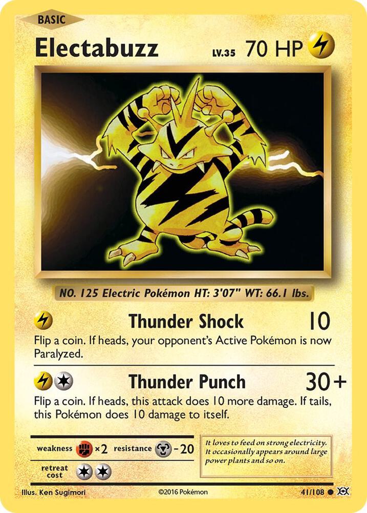 Electabuzz, XY - Evolutions 41/108