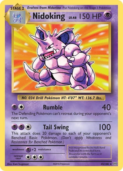 Nidoking, XY - Evolutions 45/108