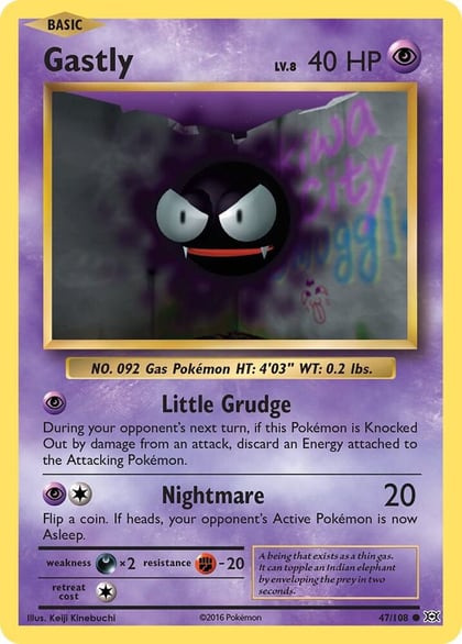 Gastly, XY - Evolutions 47/108