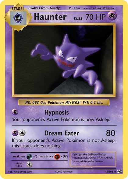 Haunter, XY - Evolutions 48/108