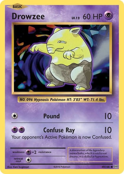 Drowzee, XY - Evolutions 49/108