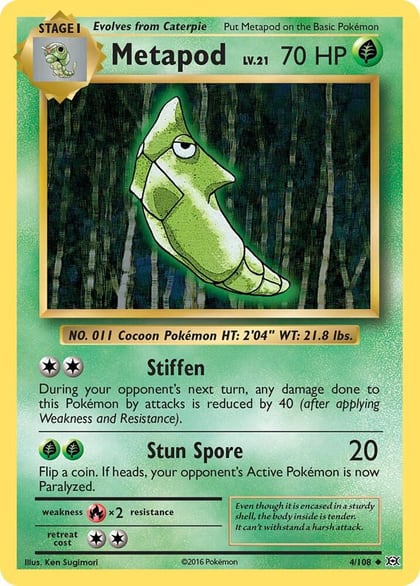 Metapod, XY - Evolutions 4/108