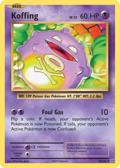 Koffing, XY - Evolutions 50/108