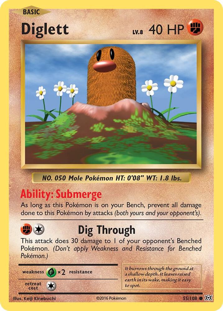 Diglett, XY - Evolutions 55/108