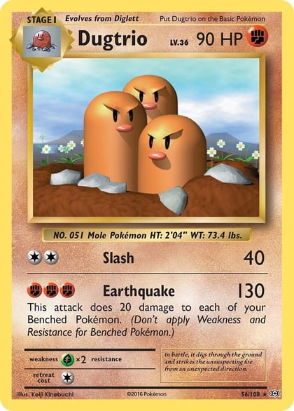 Dugtrio, XY - Evolutions 56/108