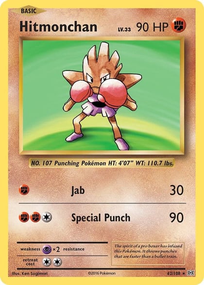 Hitmonchan, XY - Evolutions 62/108