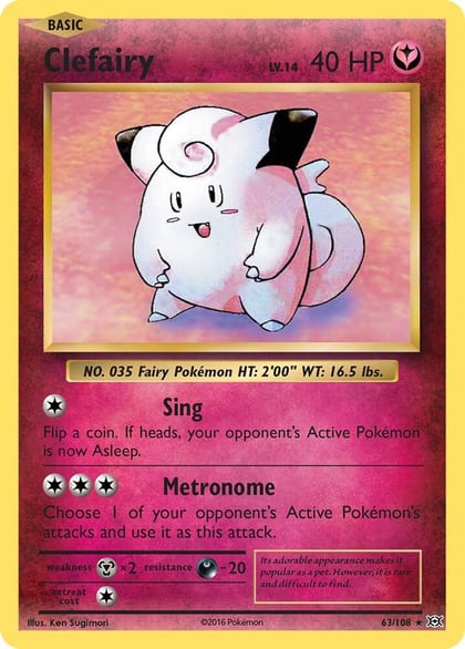 Clefairy, XY - Evolutions 63/108