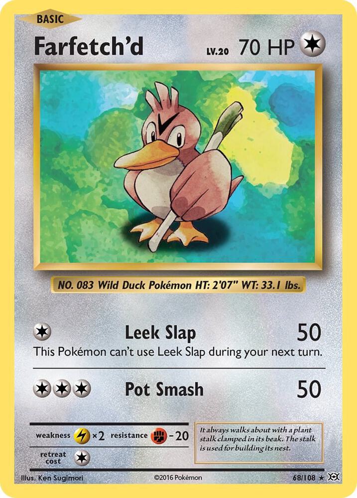 Farfetch'd, XY - Evolutions 68/108