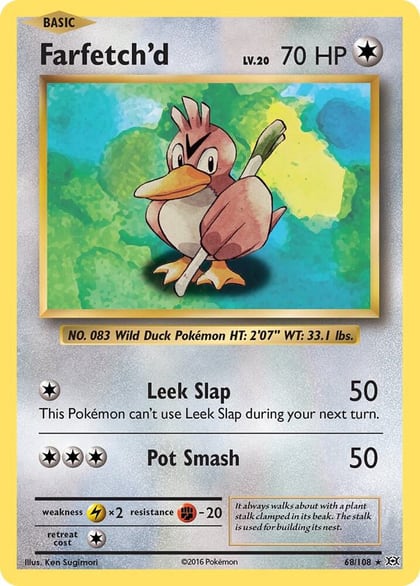Farfetch'd, XY - Evolutions 68/108