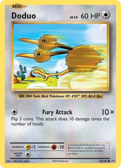 Doduo, XY - Evolutions 69/108