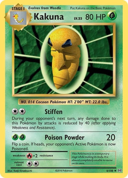 Kakuna, XY - Evolutions 6/108