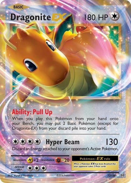 Dragonite EX, XY - Evolutions 72/108