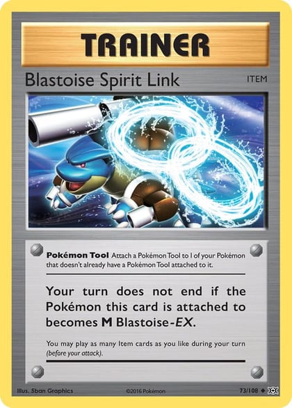 Blastoise Spirit Link, XY - Evolutions 73/108