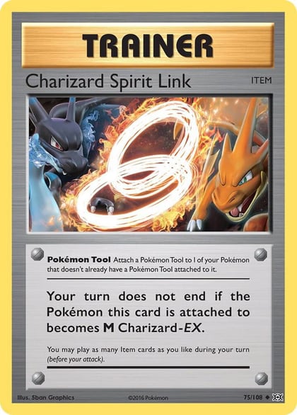 Charizard Spirit Link, XY - Evolutions 75/108