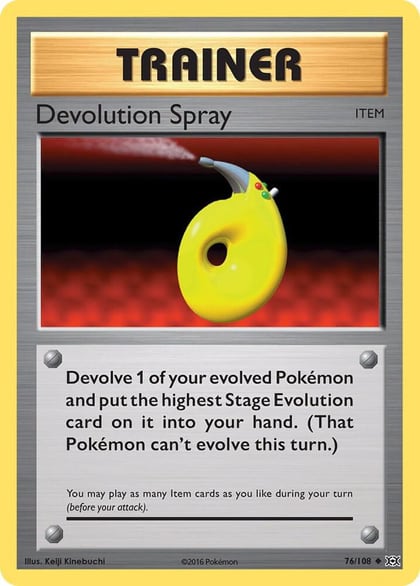 Devolution Spray, XY - Evolutions 76/108