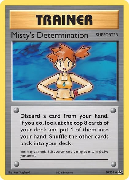 Misty's Determination, XY - Evolutions 80/108